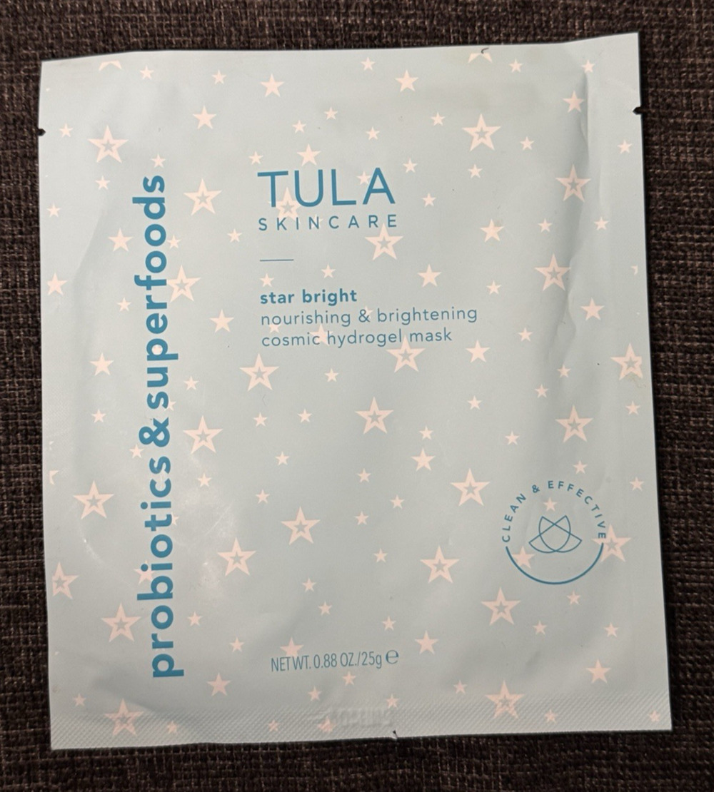 Tula Skincare Probiotics & Superfoods Star Bright Cosmic Hydrogel Face Mask